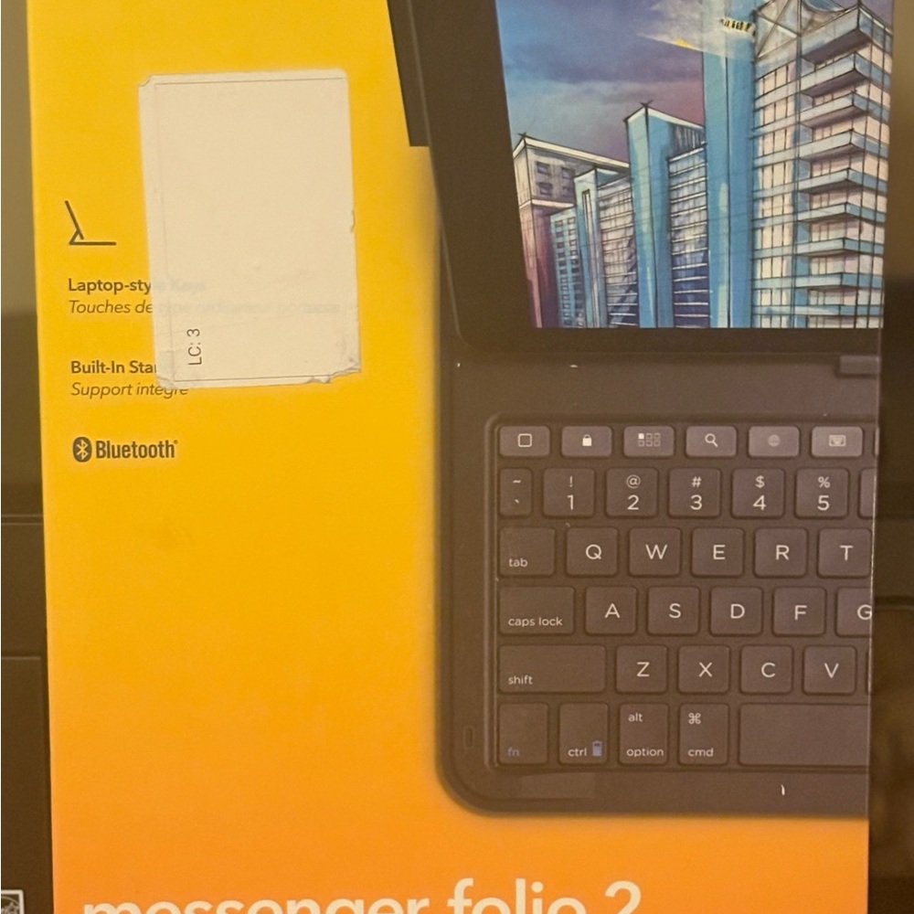 ZAGG Messenger Folio 2 Black Bluetooth Keyboard Case